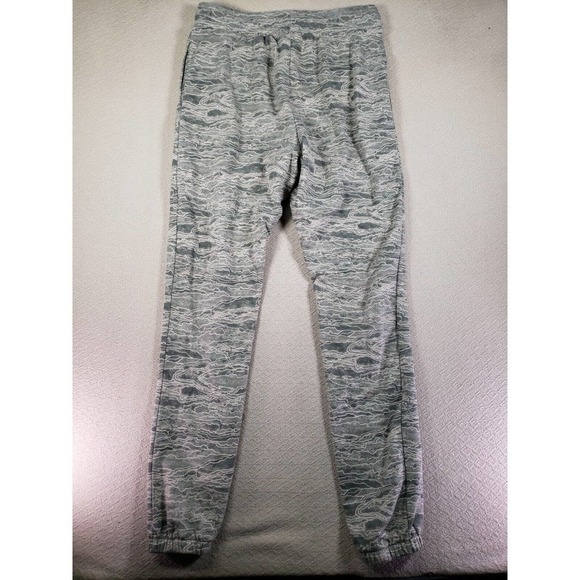 Human Nation Pants Mens‎ Medium Heathered Gray Tan Drawstring Joggers Stretch - Picture 8 of 9